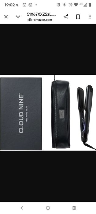 Преса за коса CLOUD NINE The Wide Iron | Керамични плаващи плочи | Тех