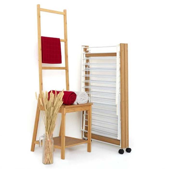 Uscator de rufe multifuncțional USHUAIA de 28 m, lemn, capacitate mare