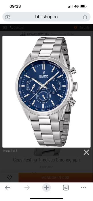 Ceas Festina Timeless Chronograph