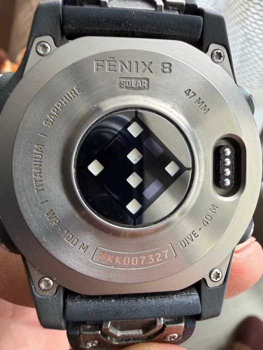 Garmin FĒNIX 8 Sapphire Solar Titanium 47 mm - GPS