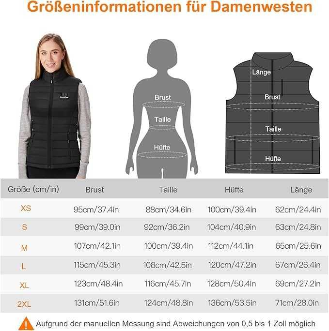 Vesta Incalzita Sevdiea, Baterie 16000 mAh, 8 Zone de Incalzire, S