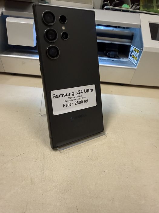 Samsung s24 ultra / 256  gb /12 gb ram / folie sticla cadou