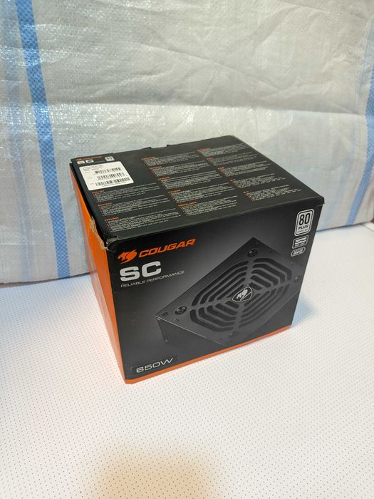 Упаковка коробка от блока Cougar SC 650