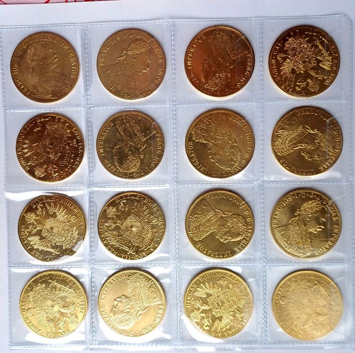 Монета 4 дуката Австро-Унгария  - Реплика.