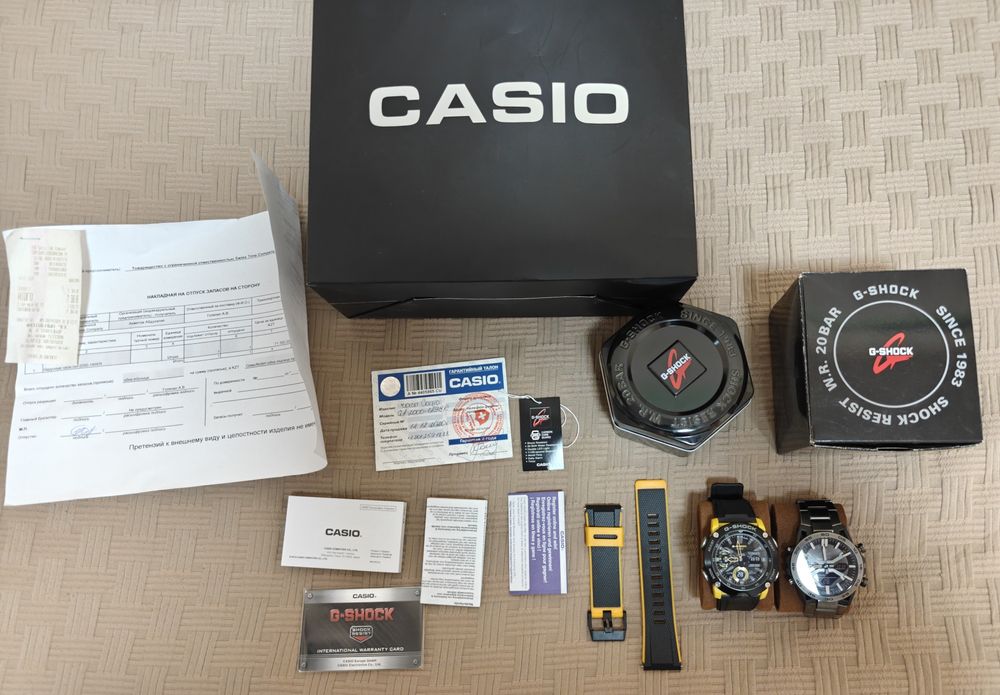 Casio g shock и edifice часы спортивные