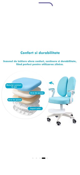 Scaun birou ONUVIO ca nou utilizat doar de cateva ori