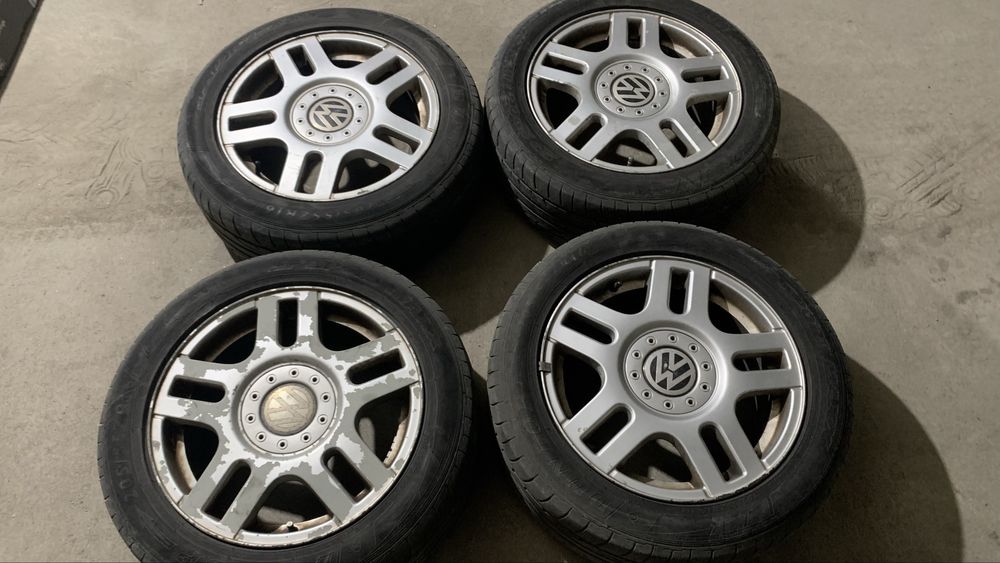 Летни гуми с джанти vw 16 5x100