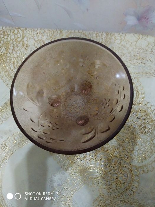 Чашка стеклянная салатница