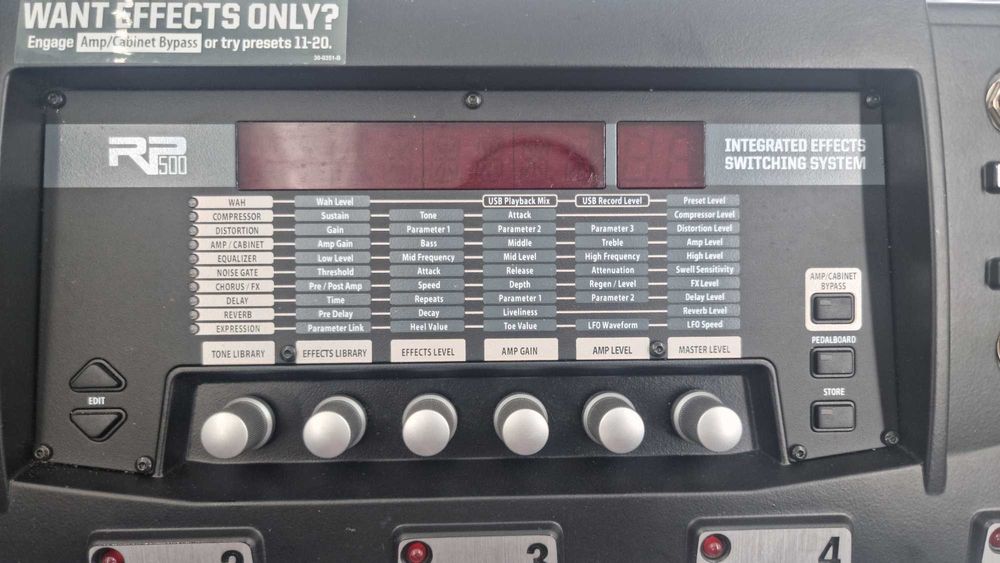 Procesor Multiefect Digitech RP500 [Amanet Club Caro]