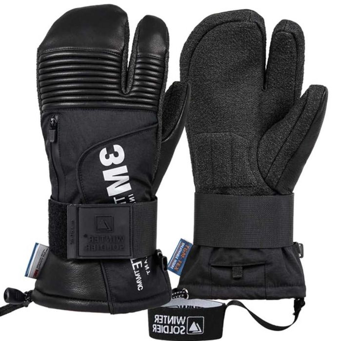 Manusi 3M Thinsulate schi ski sky unisex calde maro M si negre L