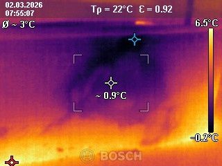 Намиране на течове с термокамера!