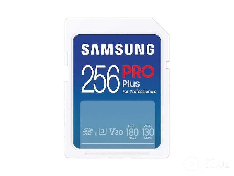 Samsung PRO Plus 256 ГБ SDXC U3 V30 + USB-ридер 180/130