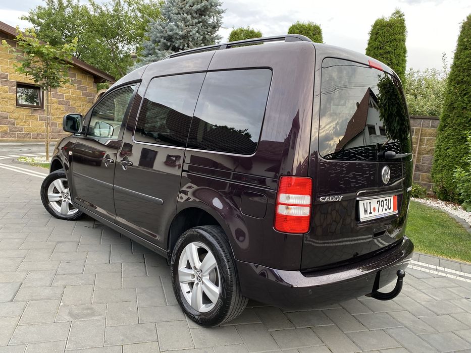 VW-CADDY~LiFE-2 ,0 -Tdi~140-Cp-Culoare Deosebită-Visiniu-met