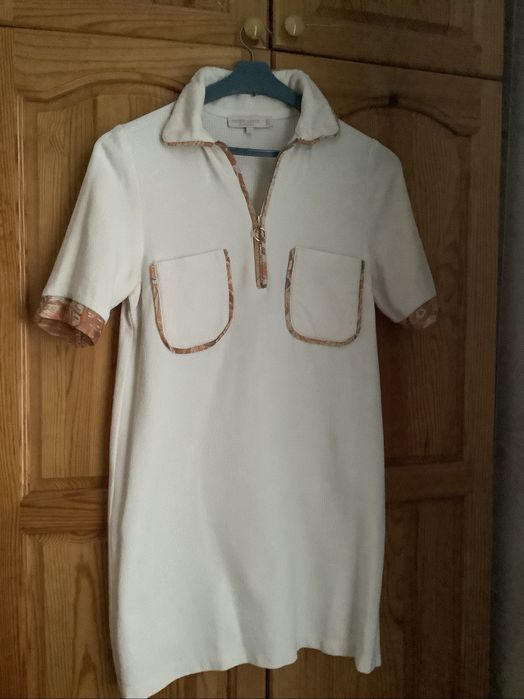 Къса бяла рокля от Denina Martin - S размер