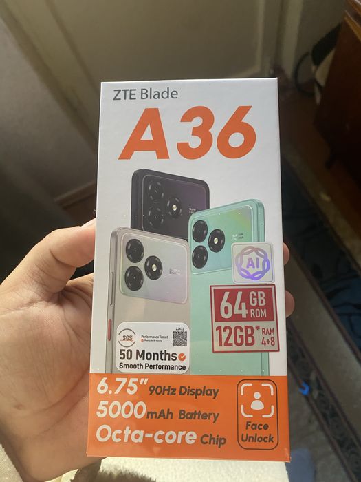 Продам телефон zte blade a36