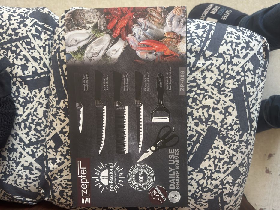 По патент на Zepter комплект ноживе 4 ножа
