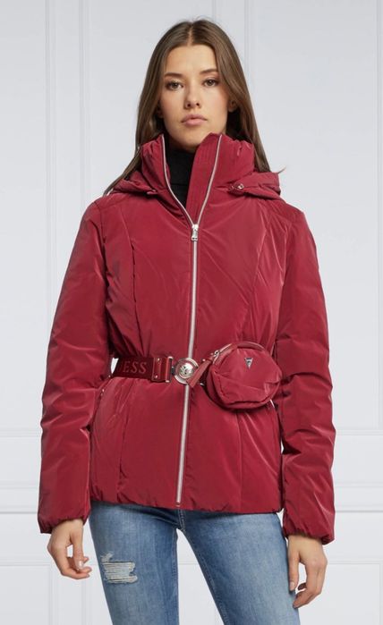 Дамско непромокаемо яке Guess Bella - бордо и маслинено