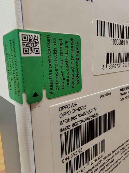OPPO A5x - Неразпечатан