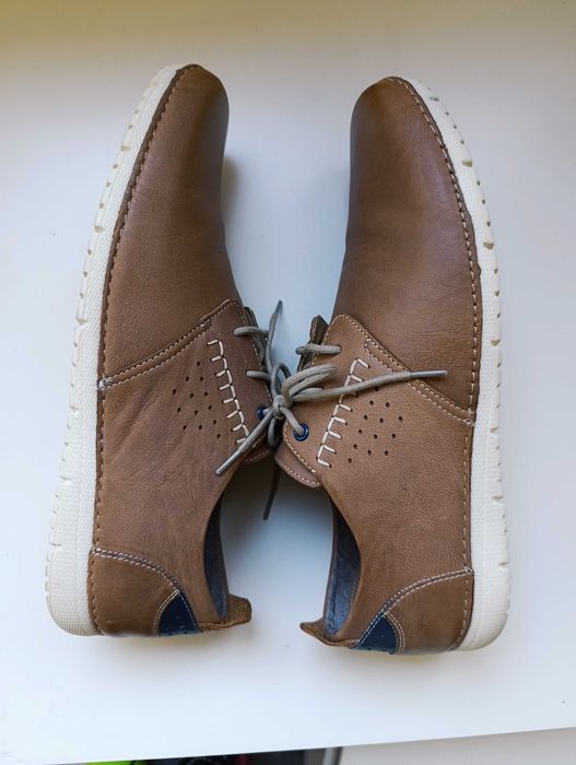 Мъжки обувки естествена кожа Lasocki КАМЕЛ, 45 номер