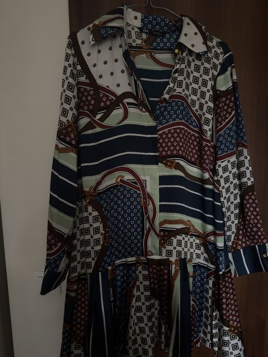 туника Zara сатен