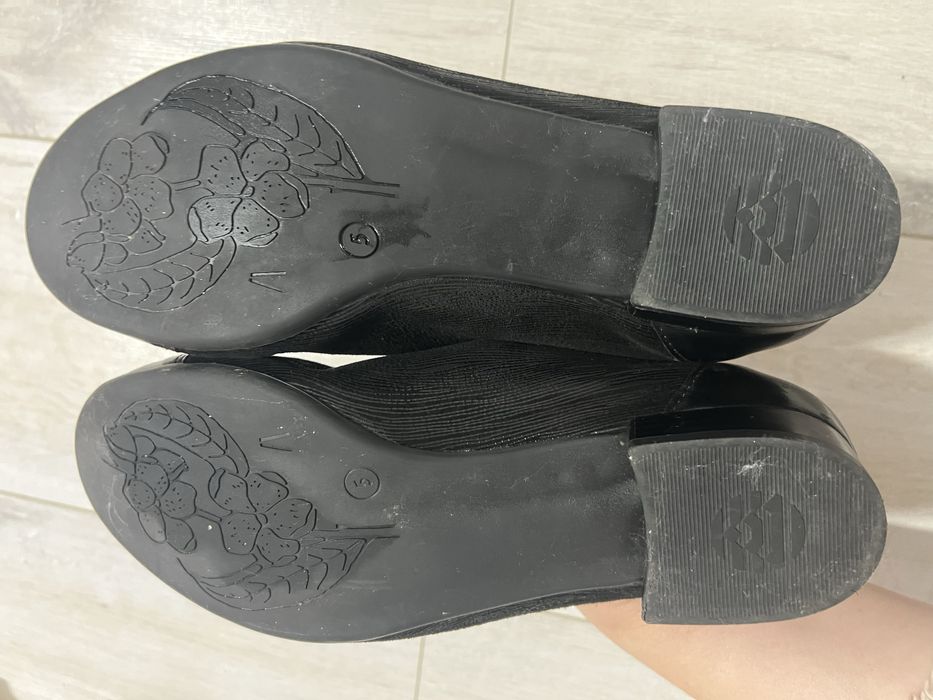 Balerini de piele naturala Alpina