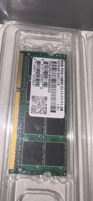 Озу SODIMM DDR3 1.6гц 8гб