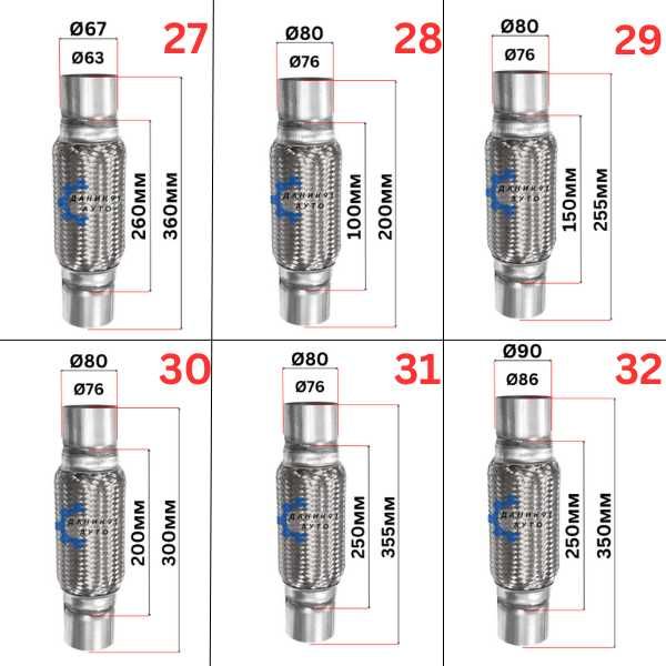 Мека връзка за ауспух / гърне Ф25 - Ф102