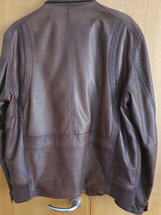 Мъжко кожено яке Massimo dutti