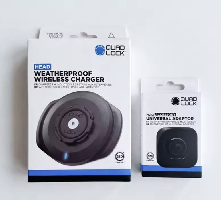 Quadlock Wireless Charger + Mag Adaptor Universal