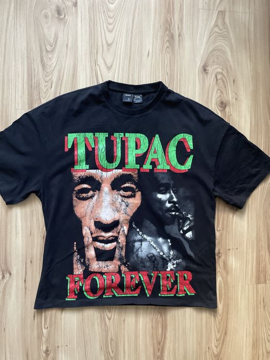 Bershka 2PAC  / мъжка тениска Owersize L