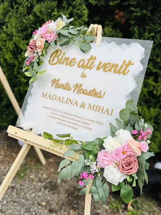 Sevalet si panou personalizat