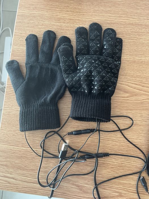 Branturi de pantofi cu sistem de incalzire prin USB, Unisex, L.