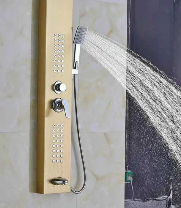 Panou dus hidromasaj inox 5 functii (Auriu sau Chrome)