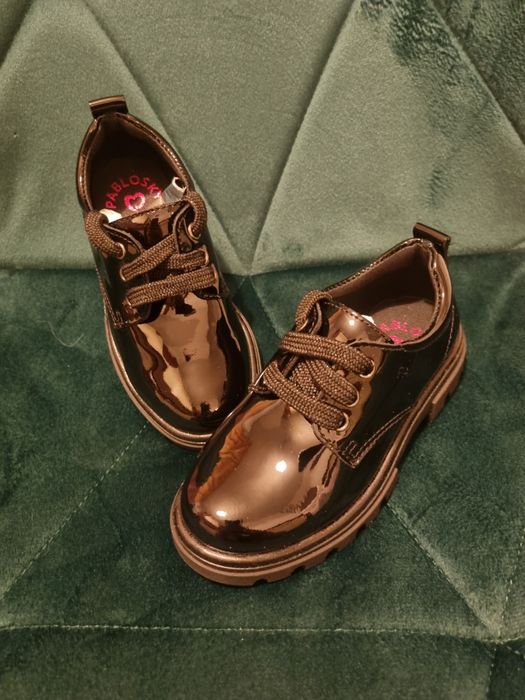 Pantofi fetita din piele naturala