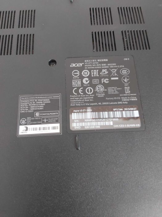 Acer Aspire 13" V3 (i3-4005U 1.70 GHz, SSD 512GB,8GB DDR3L) - 350 лева