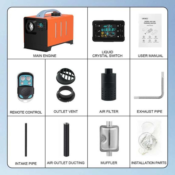 8KW LED Суха дизелова печка/отоплител Модел 2022,7003