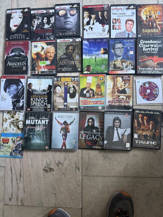 Dvd uri cu filme originale din colectia proprie