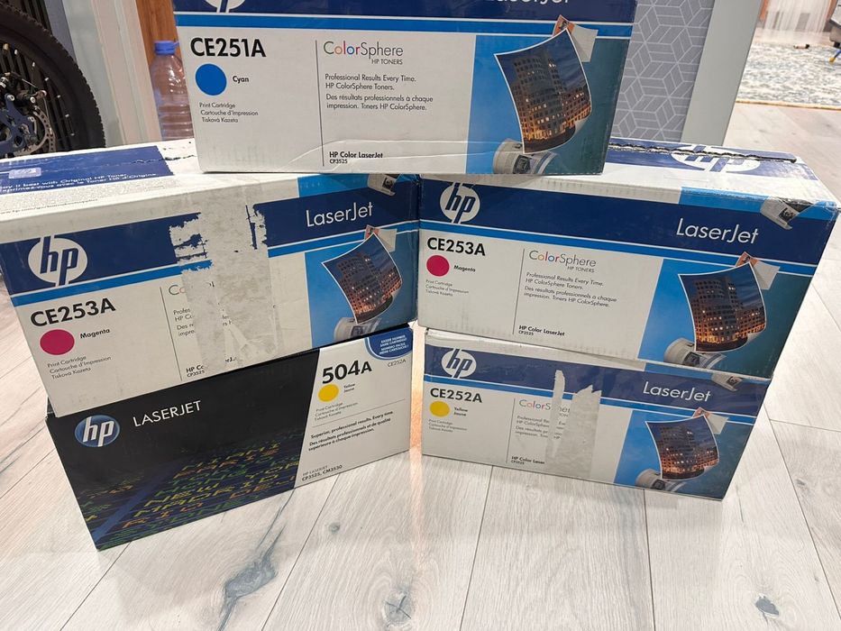 Картридж HP CE 251A CE 252 CE 253 A