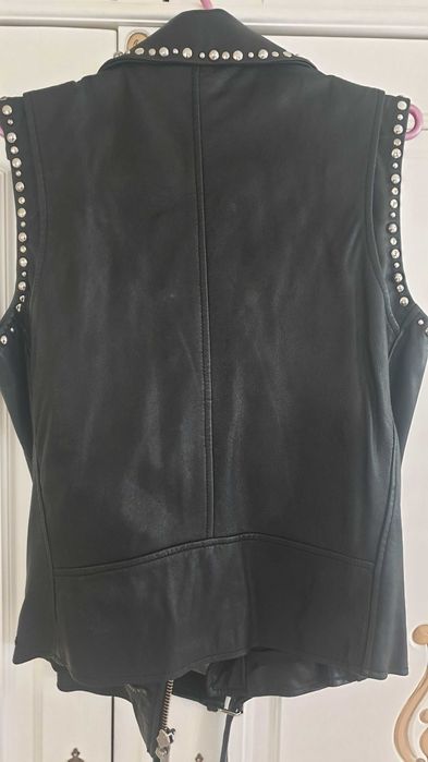 Кожен елек Maison Skotch