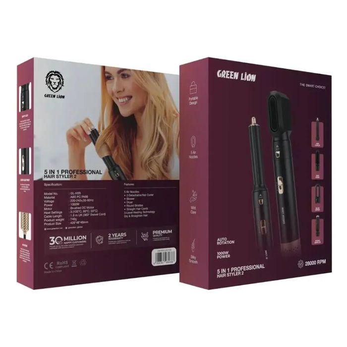 Green lion 5 in 1 Professional Hair Styler 2