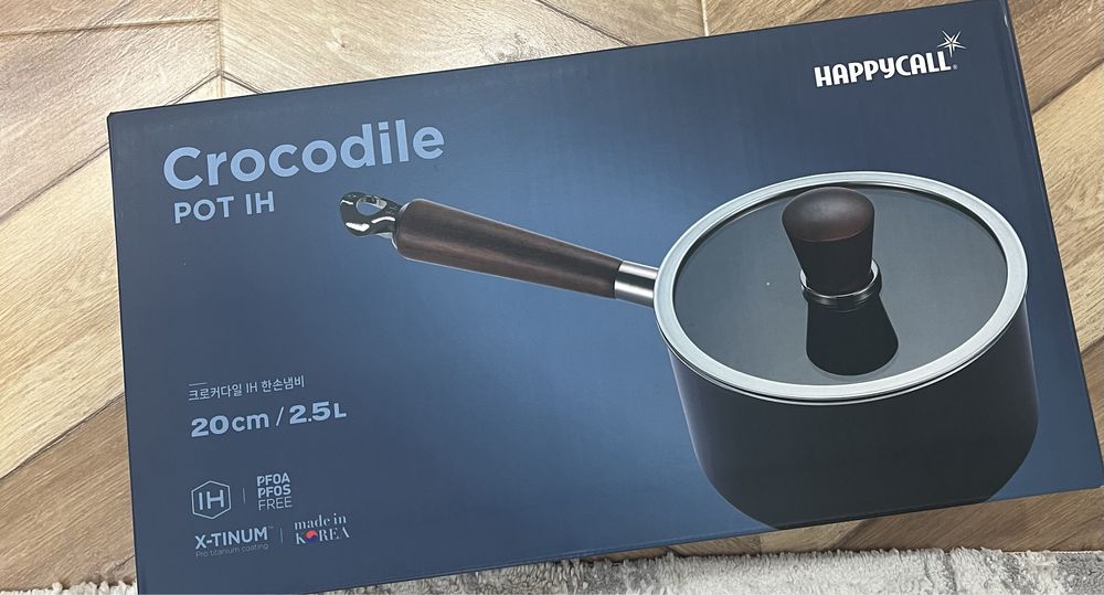 Happycall Crocodile IH Pot 20 см / 2,5 л, корейское производство.