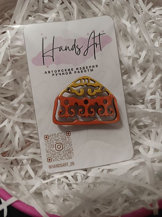 Этноброшь ручная работа