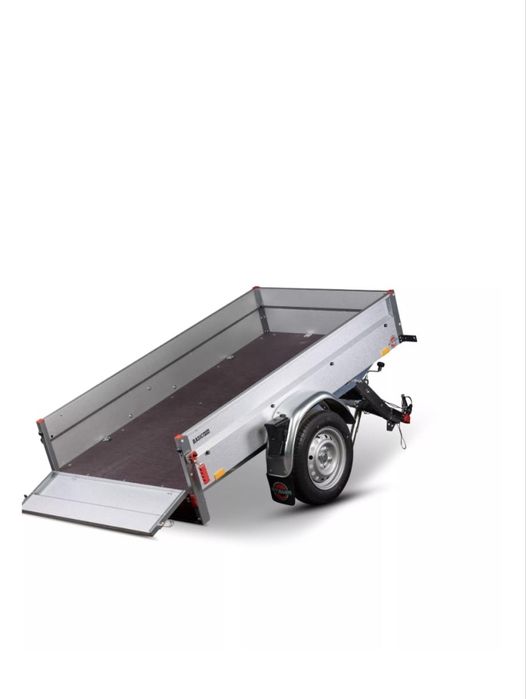 Remorcă auto „Basic Plus 750” cu proțap rabatabil, fără frâne, 750 kg