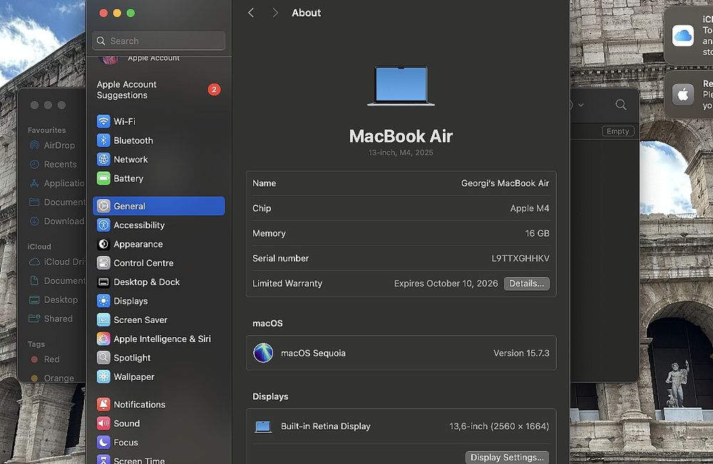 MacBook Air M4 256GB