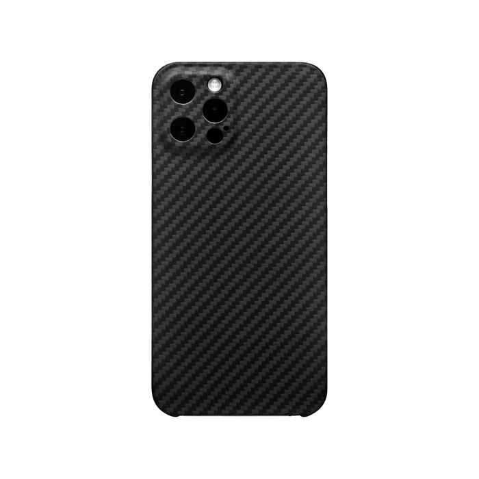 Husa Ultra Slim Kevlar Carbon Neagra - Iphone 12/13/14/15/16 PRO MAX