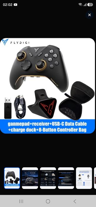 Flydigi Vader 5 Pro Беспроводный Bluetooth Gamepad Controller Multi-Pl