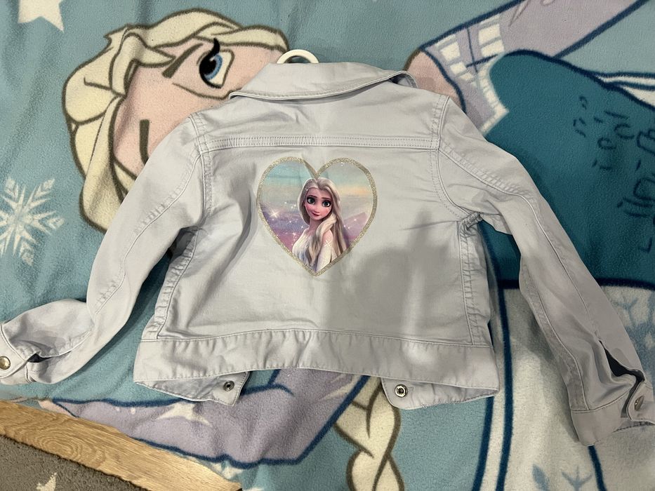 Дънково яке Frozen с Елза