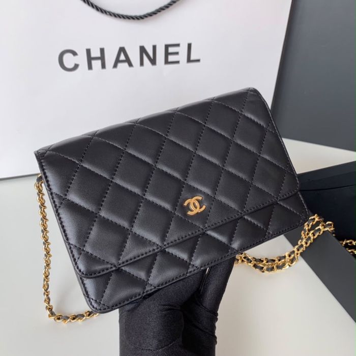 Geanta Chanel wallet on chain premium piele naturala pe comanda