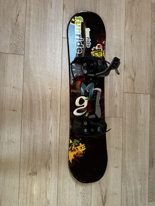 Placa snowboard copii cu legaturi