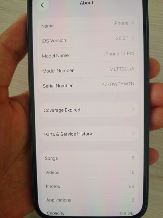 iPhone 13 pro 128 blue